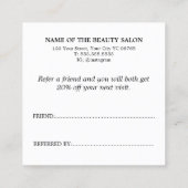 パモダンステルはっきりしたハートサロン 紹介カード (裏面)