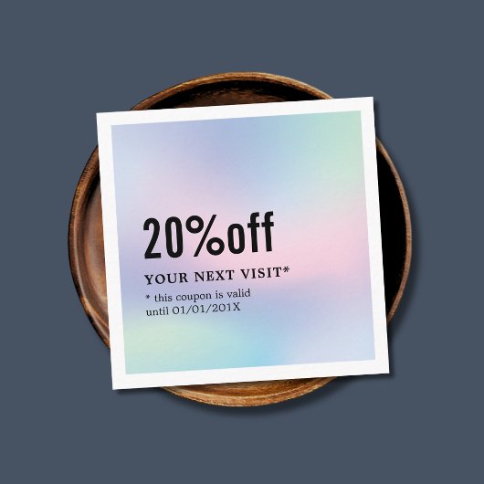 パモダンステルエレガントホワイト美しいクーポン 割引カード