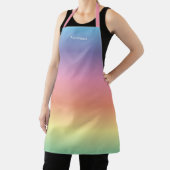 パモダンステルエレガントレインボーグラデーション エプロン (インサイチュ)