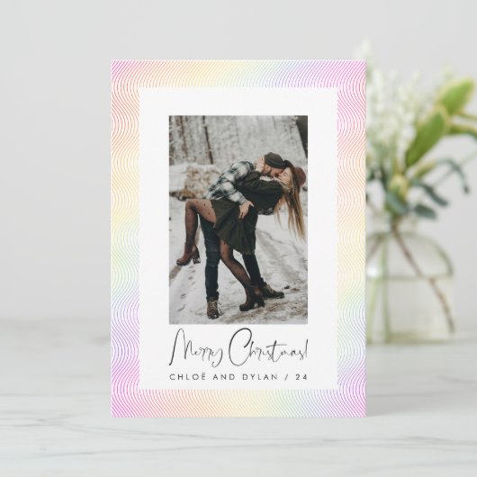 パモダンステルミニマルウェーブギロシェのカップル写真 シーズンカード (スタンド正面)