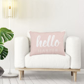 パモダンステルミニマルピンクハローとお名前 アクセントクッション