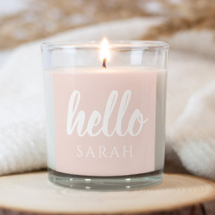 パモダンステルミニマルピンクハローとお名前 スクエアシール