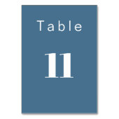 パモダンステルミニマルブルー – テーブル番号カード テーブルナンバー (裏面)