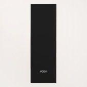 パモダンステル数々のカラー星オンブラック ヨガマット (裏面)