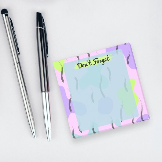 パモダンステル芸術的パントブラッシュ忘れドゥ! ポストイット