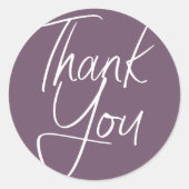 パモダンステル |ありがとうご注意 ラウンドシール (正面)
