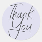 パモダンステル |ありがとうご注意 ラウンドシール (正面)