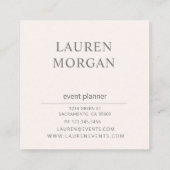 パモダンステル |スクエア名刺 スクエア名刺 (裏面)