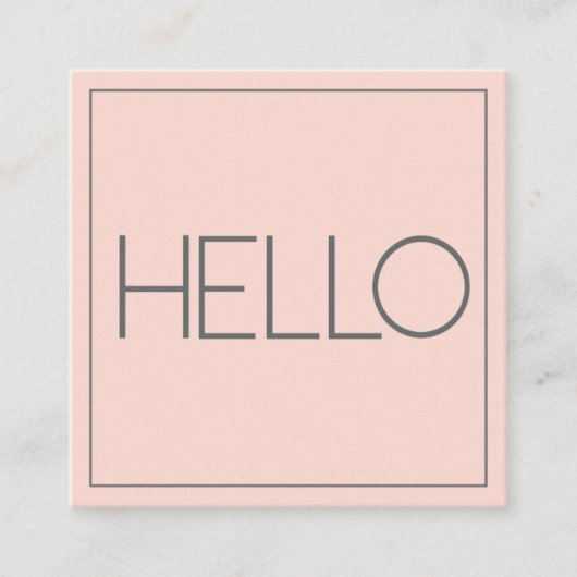 パモダンステル |スクエア名刺 スクエア名刺 (正面)