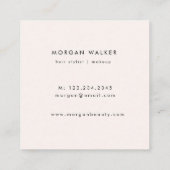 パモダンステル |スクエア名刺 スクエア名刺 (裏面)