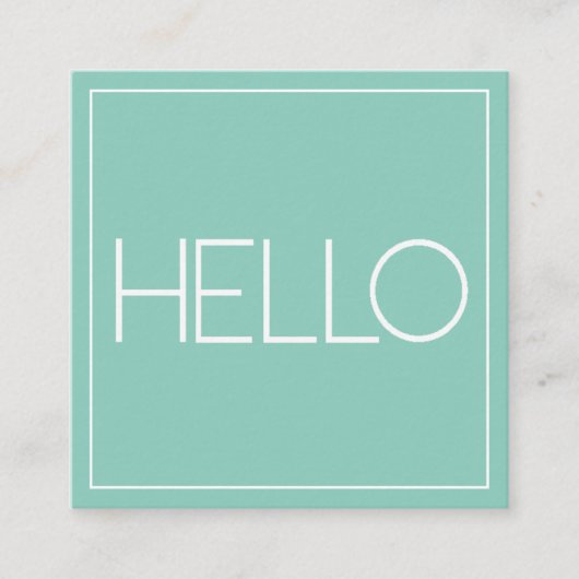 パモダンステル |スクエア名刺 スクエア名刺 (正面)