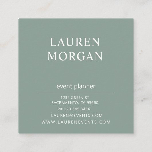 パモダンステル |スクエア名刺 スクエア名刺 (裏面)