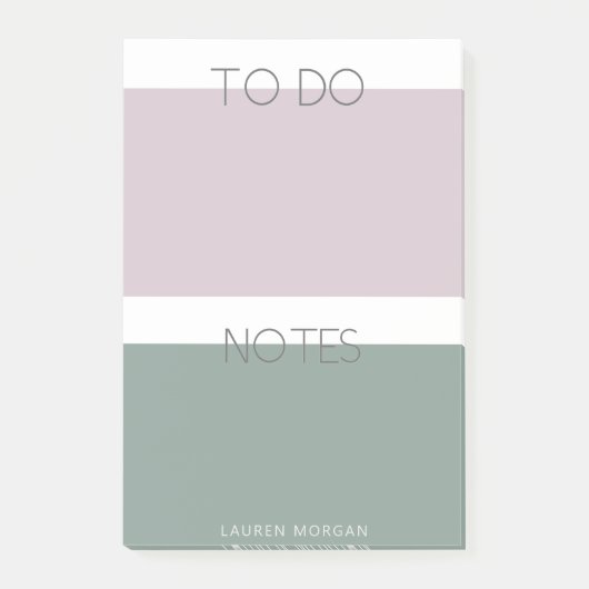 パモダンステル |モノグラムに関する注意 ポストイット (正面)