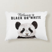 パモダンンおもしろいダ白黒引用文 アクセントクッション (正面)