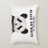 パモダンンおもしろいダ白黒引用文 アクセントクッション (正面(垂直))