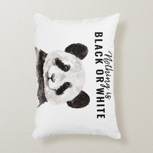 パモダンンおもしろいダ白黒引用文 アクセントクッション (正面(垂直))