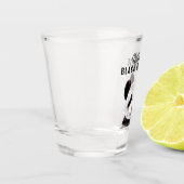 パモダンンおもしろいダ白黒引用文 ショットグラス (左)