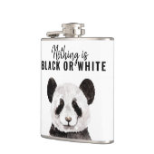 パモダンンおもしろいダ白黒引用文 フラスク (左)