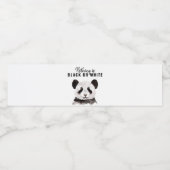 パモダンンおもしろいダ白黒引用文 ペットボトルラベル (シングルラベル)