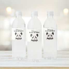 パモダンンおもしろいダ白黒引用文 ペットボトルラベル