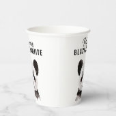 パモダンンおもしろいダ白黒引用文 紙コップ (右)