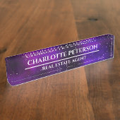 パモダンープル銀河系実在エステートエージェント  デスクネームプレート (側面)