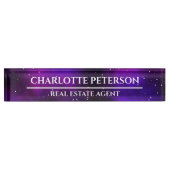 パモダンープル銀河系実在エステートエージェント  デスクネームプレート (正面)