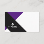 パモダンープ企業のル&プロフェッショナルブラック 名刺 (裏面)