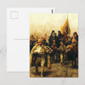パヤ・ヨヴァノヴィッチによる「セルビア人の大移動」 美術品 ポストカード (正面/裏面)