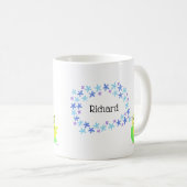 パライケットブジーブドジェリガーバードラバー名前をカスタムする コーヒーマグカップ (正面右)