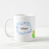 パライケットブジーブドジェリガーバードラバー名前をカスタムする コーヒーマグカップ (左)