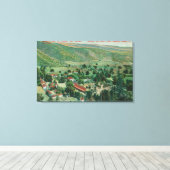 パライソ熱い春と庭園の外観 キャンバスプリント (インサイチュ (ウッドフロア))