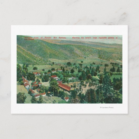 パライソ熱い春と庭園の外観 ポストカード (正面)