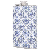 パライッシュダマスク模様 – 青 フラスク (左)