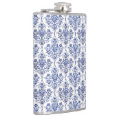 パライッシュダマスク模様 – 青 フラスク (右)