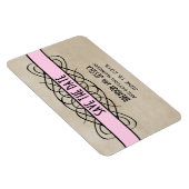 パライ縁どンSave the Date Magnets, Pink マグネット (右側)