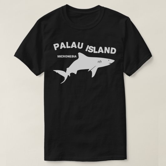 パラウアイランドミクロネシアでのダイビング Tシャツ (デザイン正面)