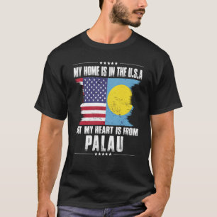 パラウアンアメリカンパトリオットー誇りを持ったンホームハートUS Tシャツ
