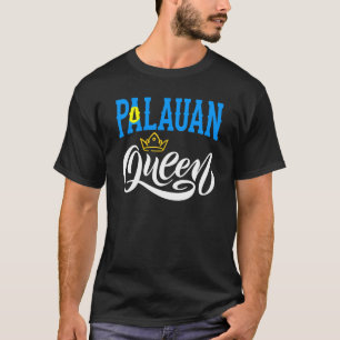 パラウアンクイーンパラウパラオ国旗 Tシャツ