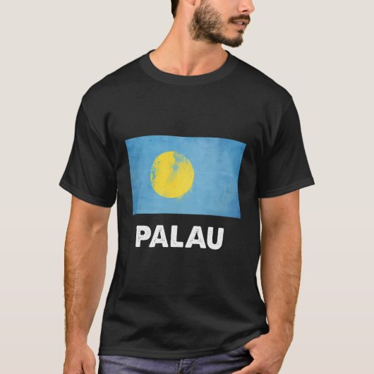 パラウアンパラオ国旗 Tシャツ (正面)