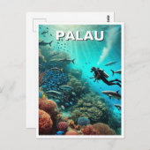 パラウスキューバダイビングトラベル ポストカード (正面/裏面)
