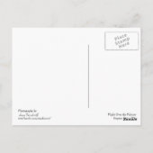 パラウス上空飛行 ポストカード (裏面)