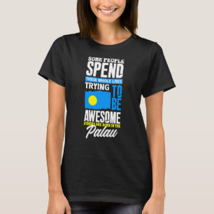 パラウパラウアンパラウフラッグ引用文 Tシャツ