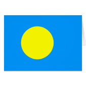 パラオの国旗 (正面横)