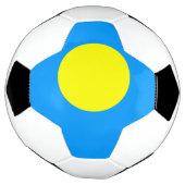 パラオの国旗 サッカーボール (回転)