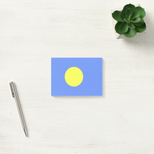 パラオの国旗 ポストイット (オフィス)