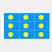 パラオの国旗 ラベル (シート)