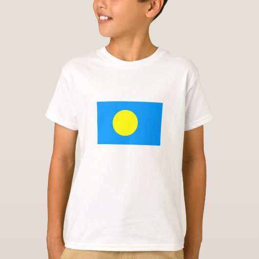 パラオの国旗 Tシャツ (正面)