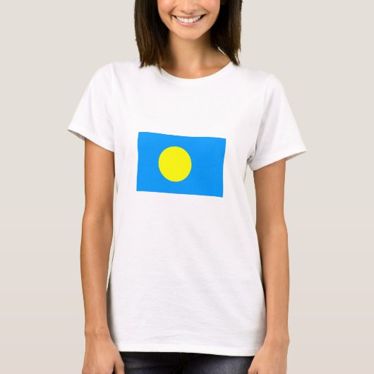 パラオの国旗 Tシャツ (正面)