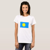 パラオの国旗 Tシャツ (正面フル)